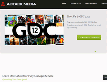 Tablet Screenshot of adtackmedia.com